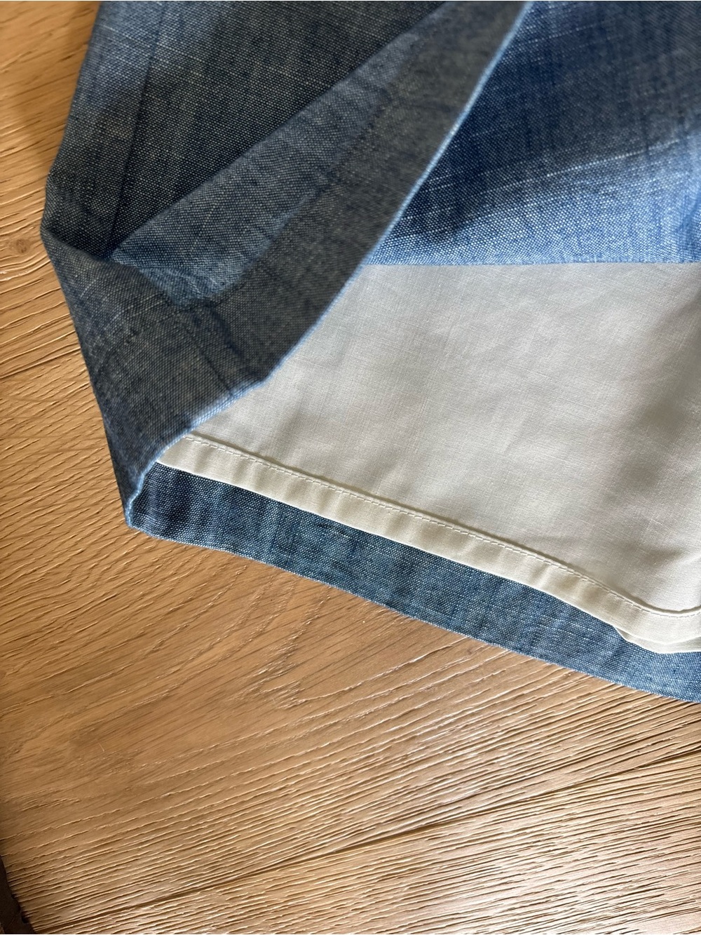 NWT J.CREW Mini Skirt, RE-IMAGINED Chambray Cute, Lined, Cotton,Summer, Beach XS - Picture 6 of 12